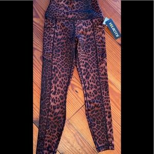 VELOCITY high rise side pockets LEGGINGS exercise